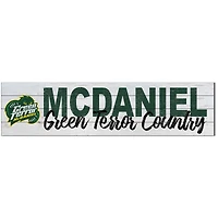 McDaniel Green Terror 10'' x 40'' Logo Sign