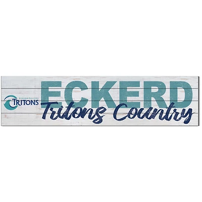 Eckerd Tritons 10'' x 40'' Logo Sign