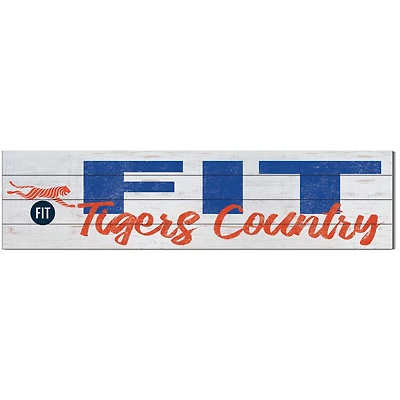 SUNY Fashion Institute of Technology Tigers 10'' x 40'' Logo Sign