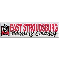 East Stroudsburg Warriors 10'' x 40'' Logo Sign