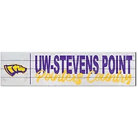 Wisconsin-Stevens Point Pointers 10'' x 40'' Logo Sign
