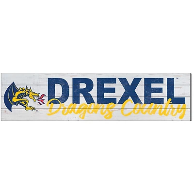 Drexel Dragons 10'' x 40'' Logo Sign