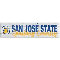 San Jose State Spartans 10'' x 40'' Logo Sign