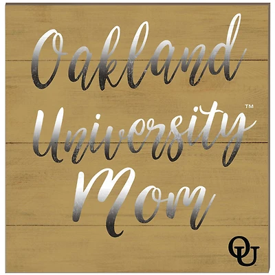 Oakland Golden Grizzlies 10'' x 10'' Team Mom Plaque