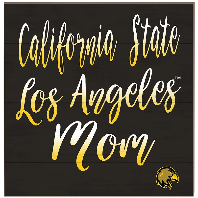 Cal State L.A. Golden Eagles 10'' x 10'' Team Mom Plaque