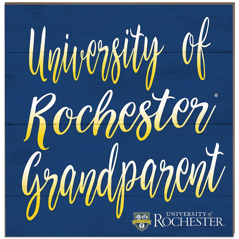 Rochester Yellow Jackets 10'' x 10'' Grandparent Plaque