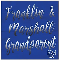 Franklin & Marshall Diplomats 10'' x 10'' Grandparent Plaque