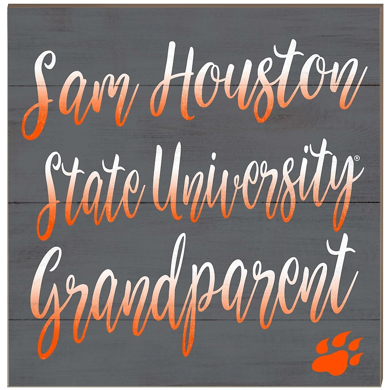 Sam Houston State Bearkats 10'' x 10'' Grandparent Plaque