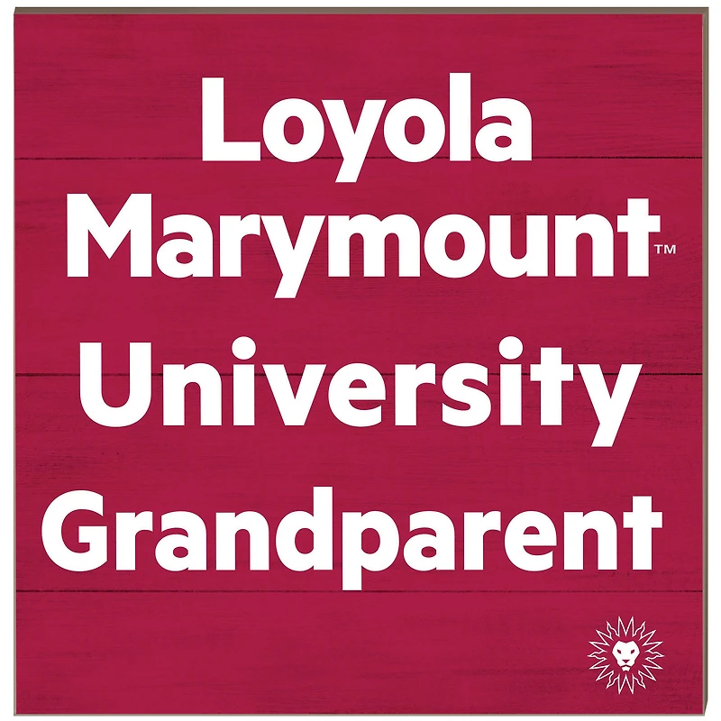 Loyola Marymount Lions 10'' x 10'' Grandparent Plaque