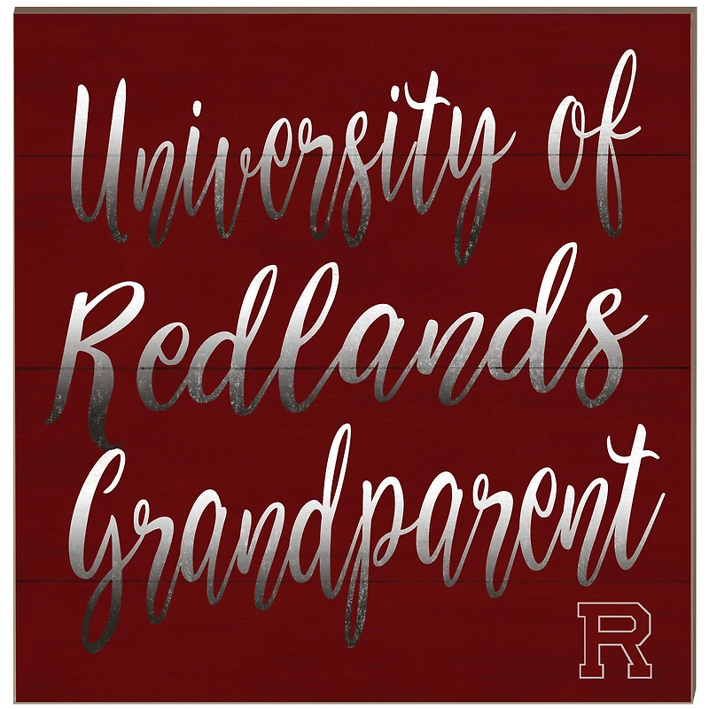 University of Redlands Bulldogs 10'' x 10'' Grandparent Plaque