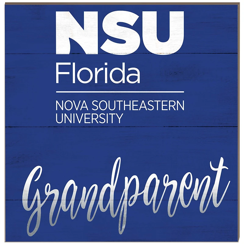 Nova Southeastern Sharks 10'' x 10'' Grandparent Plaque