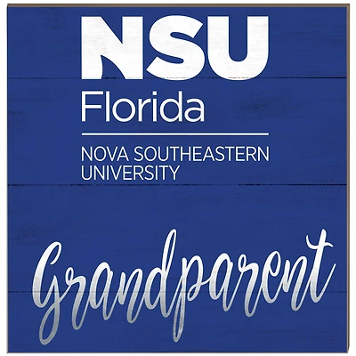 Nova Southeastern Sharks 10'' x 10'' Grandparent Plaque