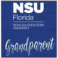 Nova Southeastern Sharks 10'' x 10'' Grandparent Plaque