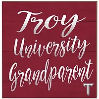 Troy University Trojans 10'' x 10'' Grandparent Plaque