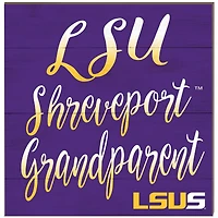 LSU Shreveport Pilots 10'' x 10'' Grandparent Plaque