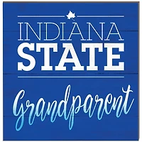 Indiana State Sycamores 10'' x 10'' Grandparent Plaque