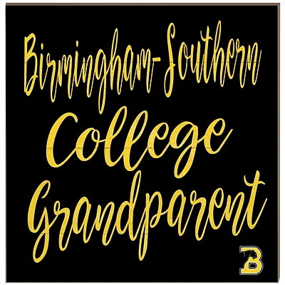 Birmingham-Southern Panthers 10'' x 10'' Grandparent Plaque