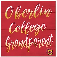 Oberlin Yeomen 10'' x 10'' Grandparent Plaque