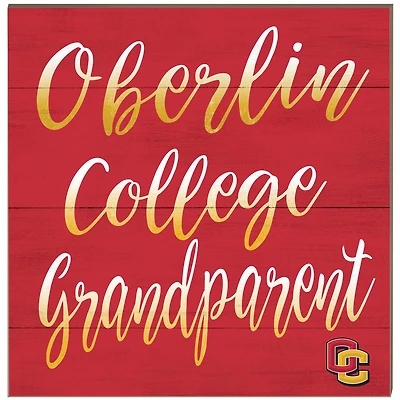 Oberlin Yeomen 10'' x 10'' Grandparent Plaque