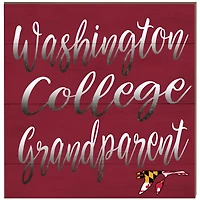 Washington College Shoremen 10'' x 10'' Grandparent Plaque