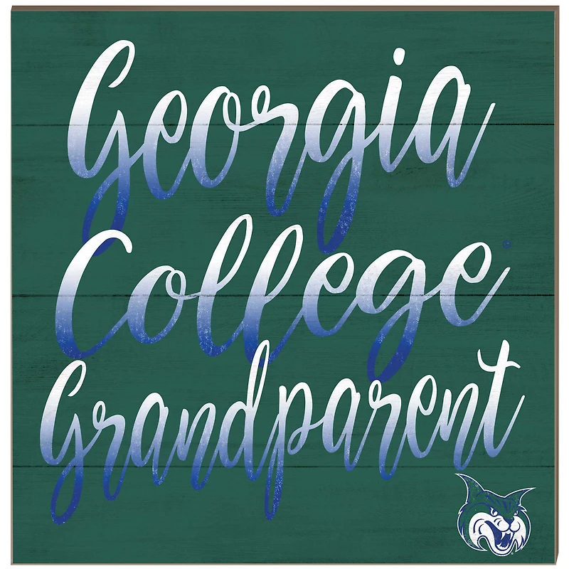 Georgia College Bobcats 10'' x 10'' Grandparent Plaque