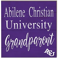 Abilene Christian University Wildcats 10'' x 10'' Grandparent Plaque
