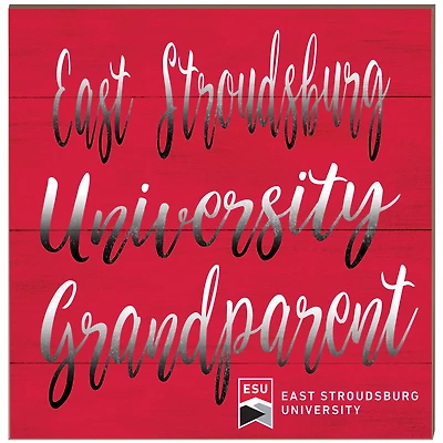 East Stroudsburg Warriors 10'' x 10'' Grandparent Plaque