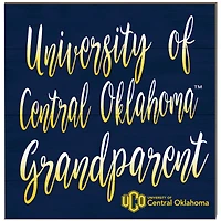Central Oklahoma Bronchos 10'' x 10'' Grandparent Plaque