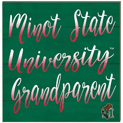 Minot State Beavers 10'' x 10'' Grandparent Plaque