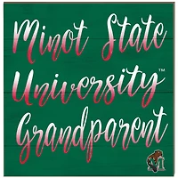 Minot State Beavers 10'' x 10'' Grandparent Plaque