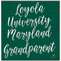 Loyola Greyhounds 10'' x 10'' Grandparent Plaque