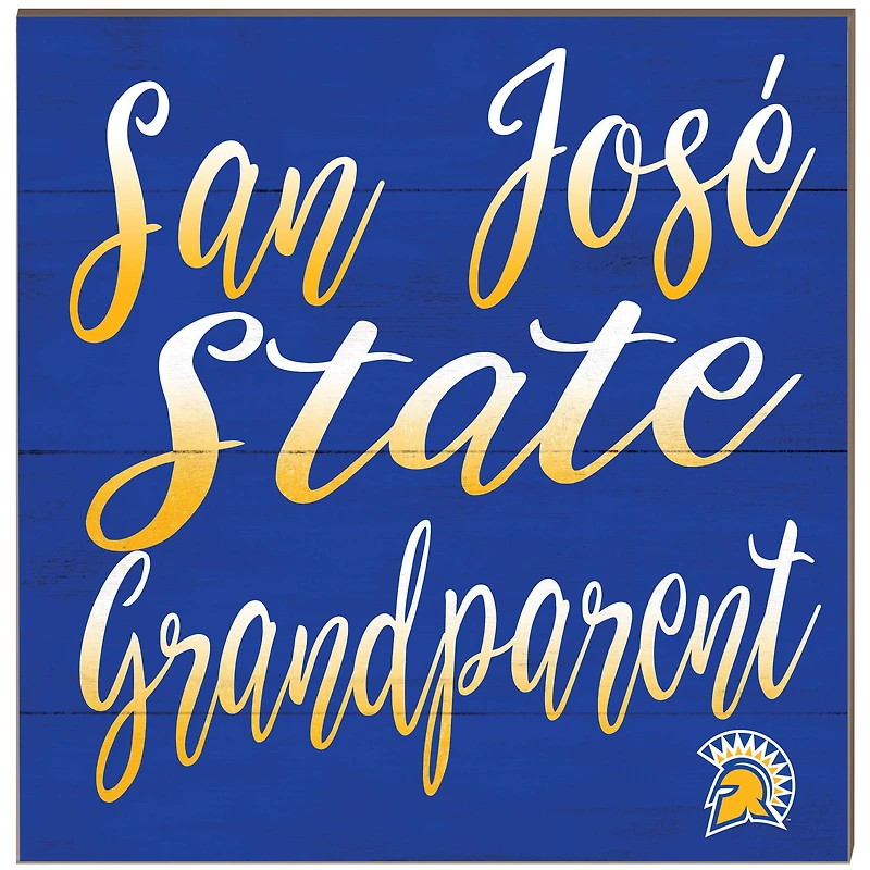 San Jose State Spartans 10'' x 10'' Grandparent Plaque