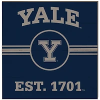 Yale Bulldogs 10'' x 10'' Retro Team Plaque