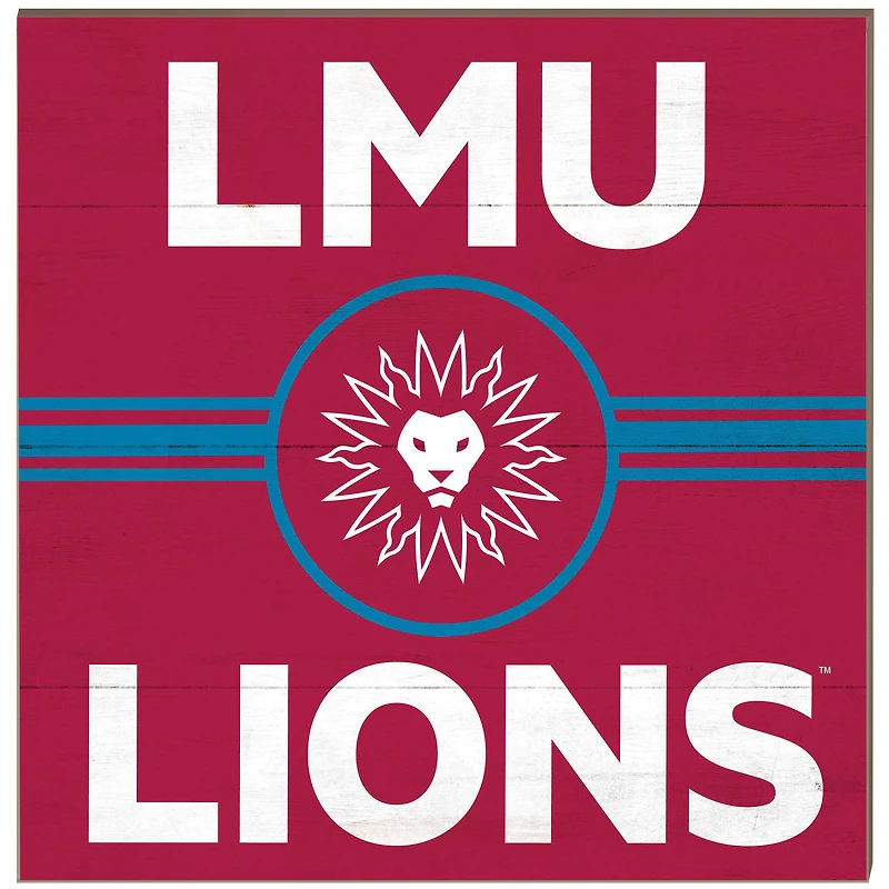 Loyola Marymount Lions 10'' x 10'' Retro Team Plaque
