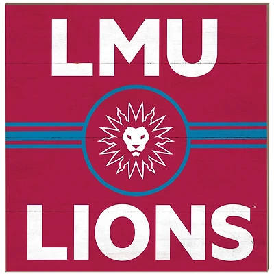 Loyola Marymount Lions 10'' x 10'' Retro Team Plaque