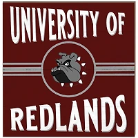 University of Redlands Bulldogs 10'' x 10'' Retro Team Plaque