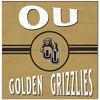Oakland Golden Grizzlies 10'' x 10'' Retro Team Plaque