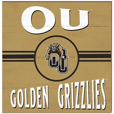 Oakland Golden Grizzlies 10'' x 10'' Retro Team Plaque