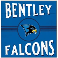 Bentley Falcons 10'' x 10'' Retro Team Plaque