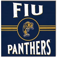 FIU Panthers 10'' x 10'' Retro Team Plaque