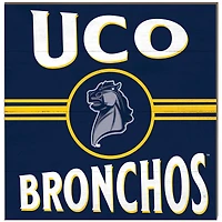 Central Oklahoma Bronchos 10'' x 10'' Retro Team Plaque