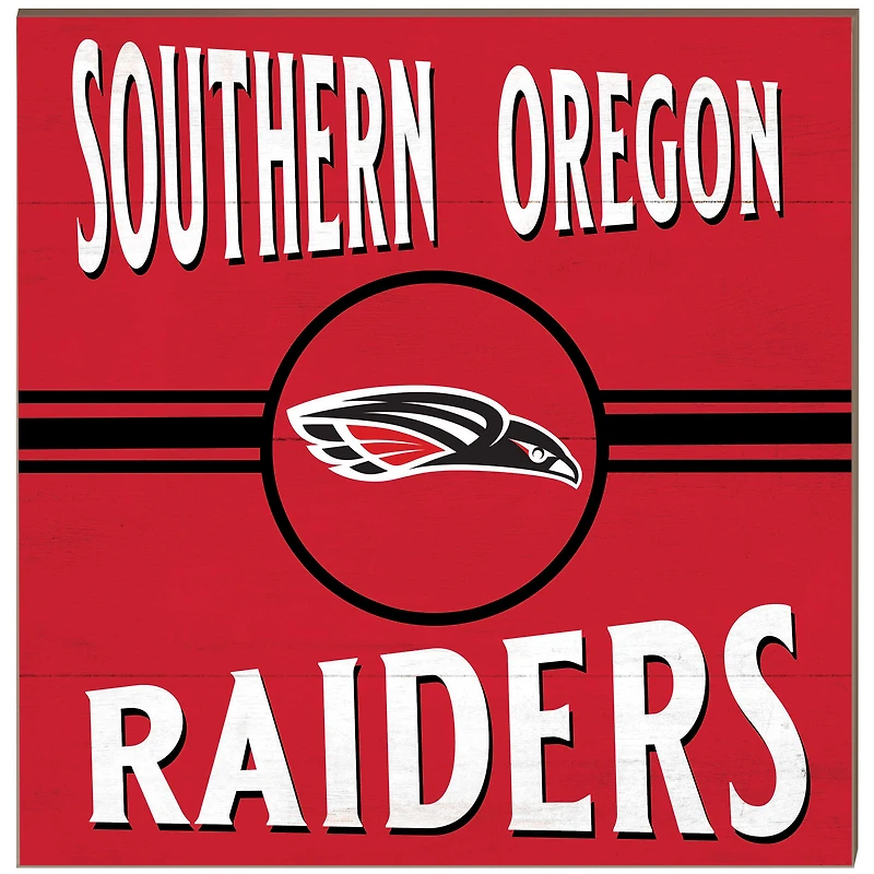 Southern Oregon Raiders 10'' x 10'' Retro Team Plaque