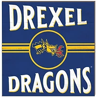 Drexel Dragons 10'' x 10'' Retro Team Plaque