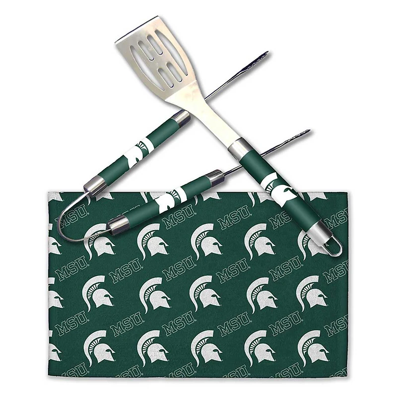 The Northwest Group Michigan State Spartans BBQ Grill Utensil Set