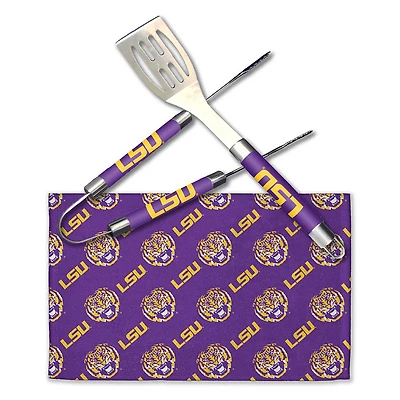 The Northwest Group LSU Tigers BBQ Grill Utensil Set