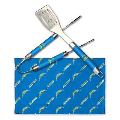 The Northwest Group Los Angeles Chargers BBQ Grill Utensil Set