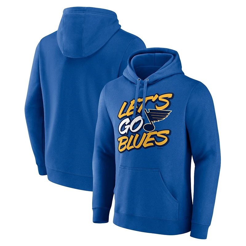 Men's Blue St. Louis Blues Proclamation Pullover Hoodie