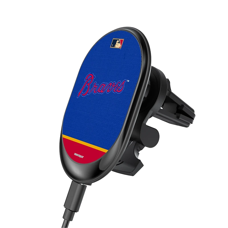 Atlanta Braves Throwback Wireless Magnetic Car Charger