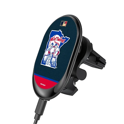 Minnesota Twins 1976-1986 Throwback Wireless Magnetic Car Charger