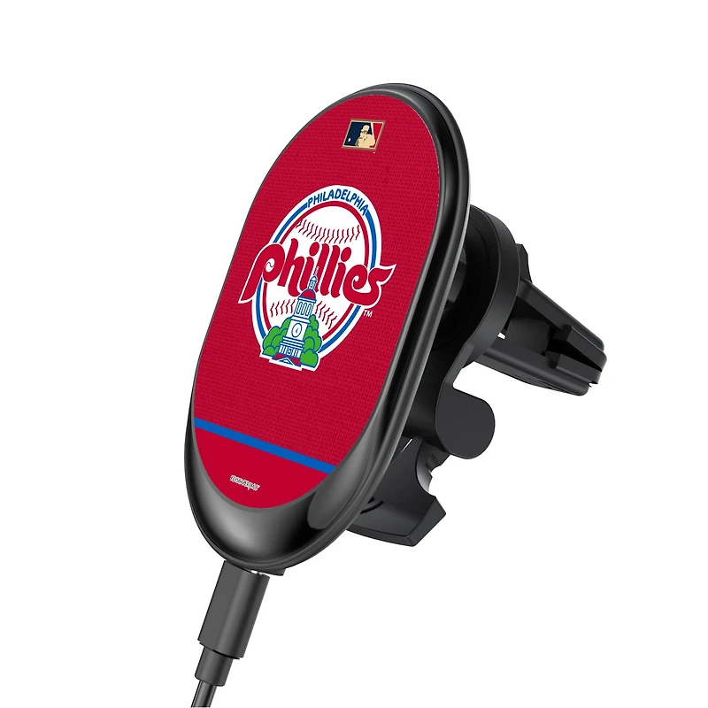 Philadelphia Phillies 1984-1991 Throwback Wireless Magnetic Car Charger